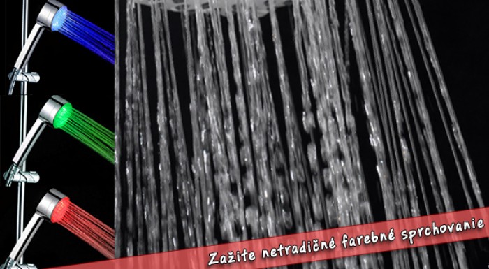 Teplotná sprchová hlavica - zažite dúhový relax v sprche.