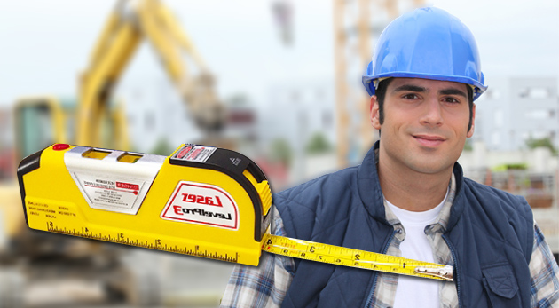 Multifunkčný meter: vodováha, pravítko, laser