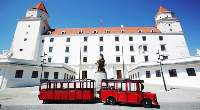 Vyhliadková jazda v autíčku Prešporáčik-Oldtimer®