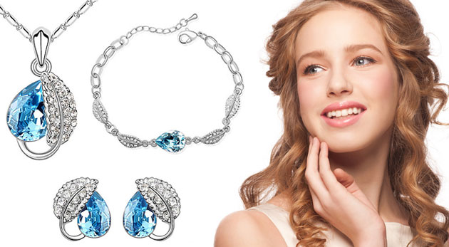 Tri krásne šperky v darčekovom sete