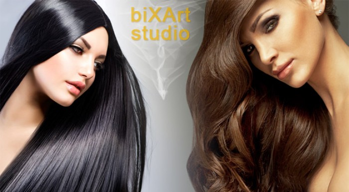 Strihanie, farbenie, ombré melír - Bixart Studio