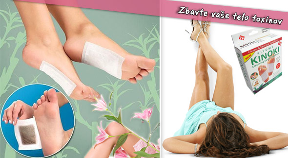 Detoxikačné náplasti KINOKI s poštovným. 5 + 1 zadarmo!