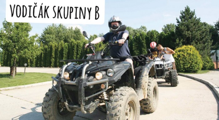 Prenájom dvojmiestnej štvorkolky