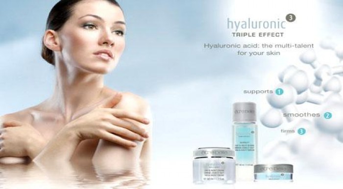 Prístrojové vpravovanie kyseliny hyalurónovej s ok