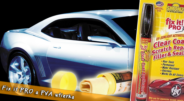 FIX IT PRO a PVA utierka vrátane poštovného a balného - výhodný mini autobalíček.