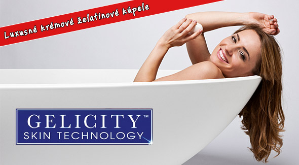 Luxusný krémový želatínový kúpel.
