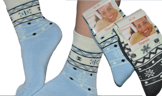 Dámske thermo ponožky (dva páry)