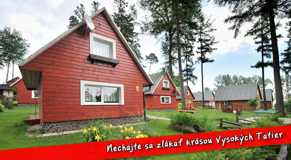 4 dňový predĺžený pobyt pre 4 osoby v štýlových chatkách Tatry Holiday***. Vysoké Tatry ako na dlani.