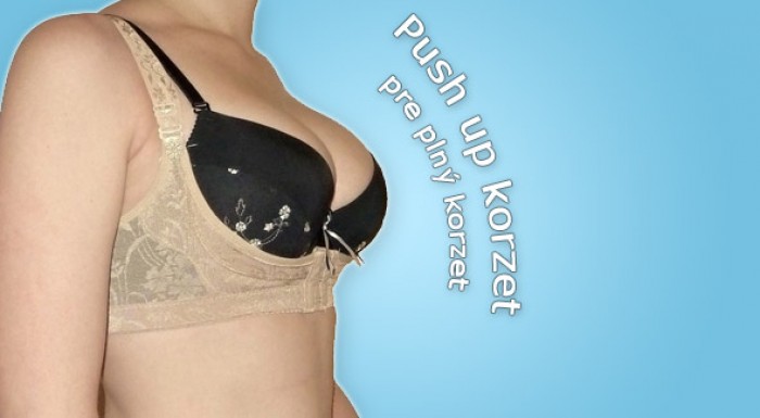 Push up korzet - doprajte si krásne pevné poprsie.
