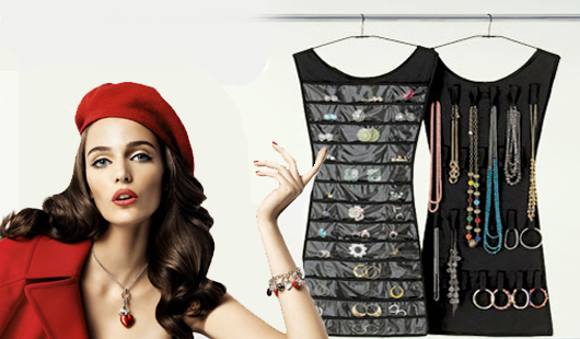 Závesný organizér na šperky