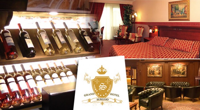 GRAND HOTEL SERGIJO**** - 3 dňový letný relax s polpenziou pre dvoch