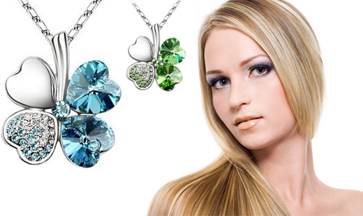 Swarovski Šperk - štvorlístok