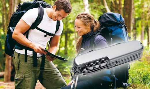 Vysokokvalitný skladací nôž so 13 funkciami