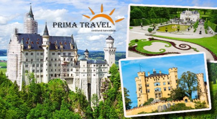 Najkrajšie zámky Bavorska a najnavštevovanejší zám