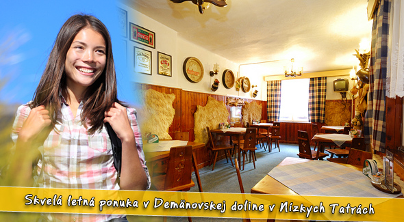 Super dovolenka s polpenziou pre 2 osoby na 3 dni v Demänovskej doline.
