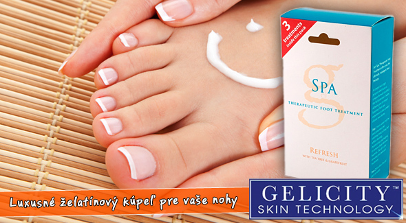 G-Spa Foot Treatment REFRESH - želatínové kúpele pre vaše chodidlá