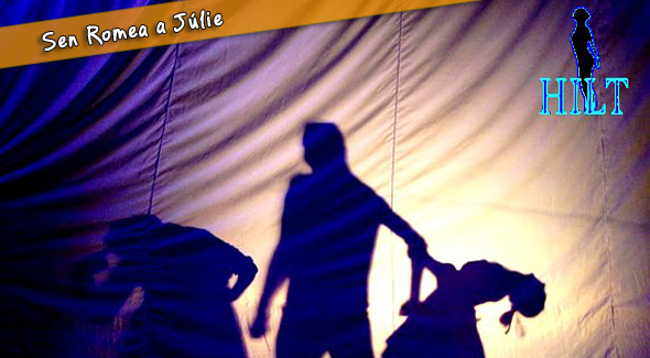 Predstavenie Sen Rómea a Júlie v Black Light Theatre. V ponuke lístky pre 2 osoby.