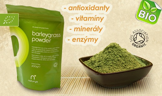 Mladý zelený jačmeň - 100% BIO superpotravina