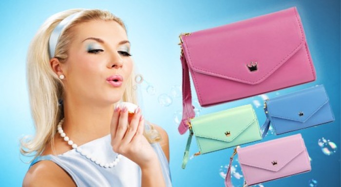 Praktická peňaženka a púzdro na mobil 2 v 1