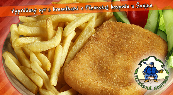 Hľadáte miesto pre chutný obed? Skočte si na vyprážaný syr s hranolkami. 