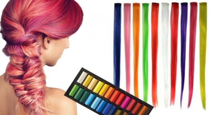 Letný hit! Originálna kriedová farba na vlasy