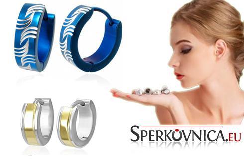 Oceľové náušnice, ktoré potešia každú ženu, teraz 