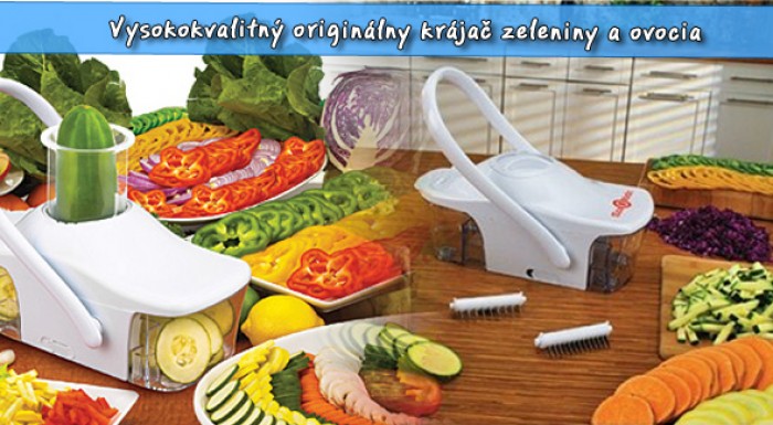 Vysokokvalitný krájač zeleniny a ovocia SLICE O MATIC.