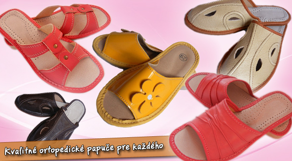 Kožené papuče: dámske, pánske i detské.