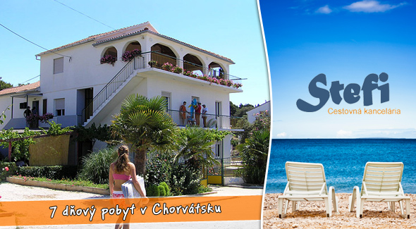 7-dňový pobyt v Chorvátsku s polpenziou. Dovolenka v Strednej Dalmácii v meste Petrčane.