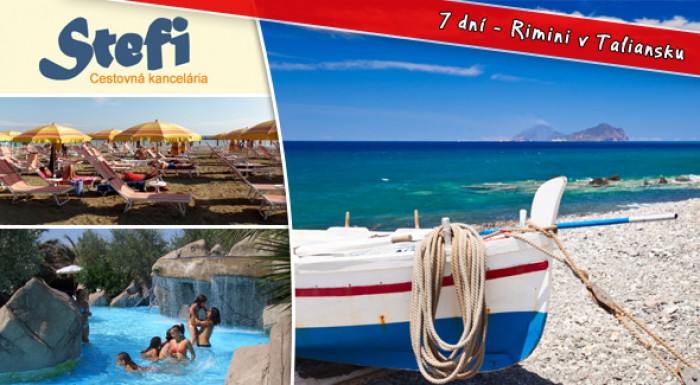 7-dňový pobyt v Taliansku s plnou penziou. 