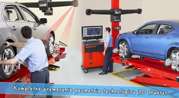 Premeranie geometrie vášho automobilu.