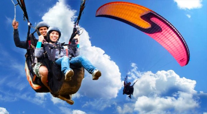 Tandemový paragliding za super cenu