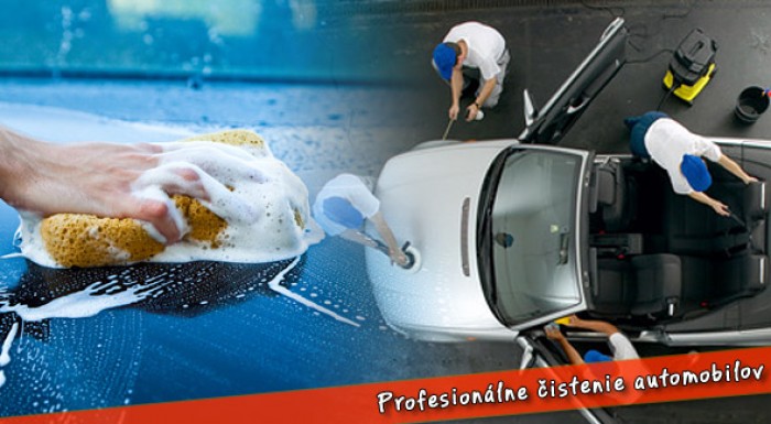 Čistenie automobilu za vynikajúcu cenu. Interiér, exteriér kompletné čistenie auta.