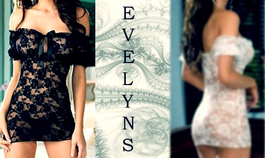 Sexi čipkovaná košieľka s tango nohavičkami