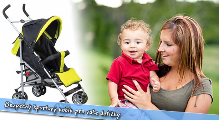 Športový detský kočík BABY BERRY BB310A. 3 rôzne farby.