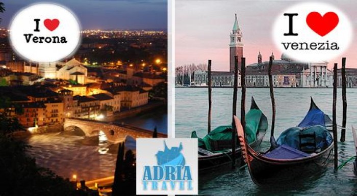 4-dňový zájazd do Benátok a romantickej Verony len