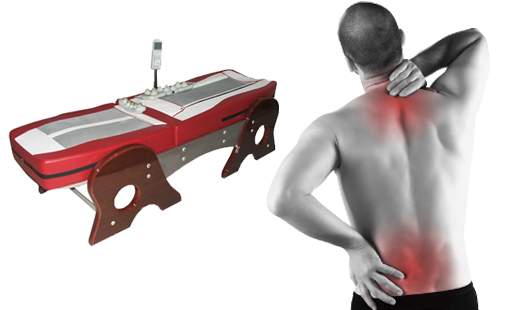 Masáž v termo-akupresúrnom lôžku