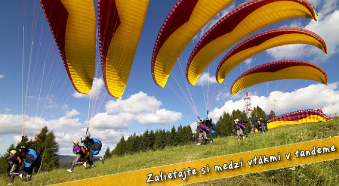 Zoskočte z oblakov - tandemový let. Zážitok, ktorý stojí za to!