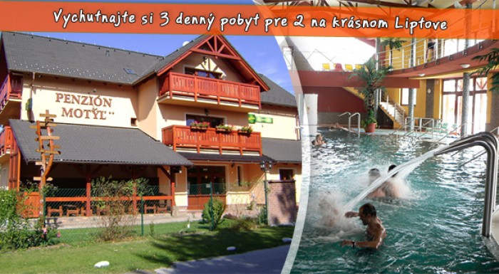 Rekreácia na Liptove pre dvoch! Rozprávkové ceny za kráľovské služby.