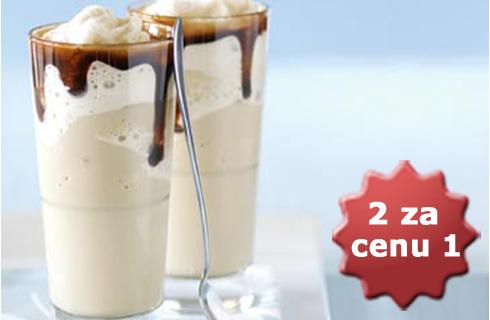 2 ľadové FRAPPÉ za cenu 1- s príchuťou čokoláda, k