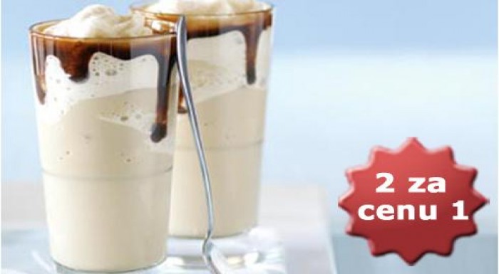 2 ľadové FRAPPÉ za cenu 1- s príchuťou čokoláda, k