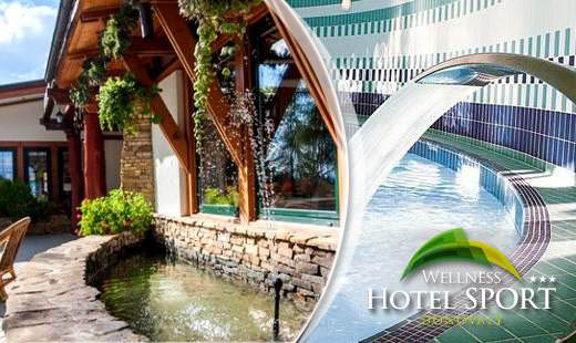 3 dni plné relaxu v prekrásnom Hoteli Šport***