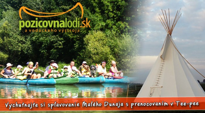Táborisko u Matisa - nevšedné indiánske dobrodružstvo. Noc v Tee-pee a splav v kanoe...