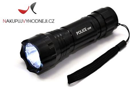 Policajná LED baterka – ľahká, odolná a výkonná