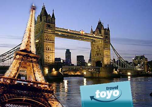 6 - dňový zájazd pre 1 osobu do Londýna a Paríža v