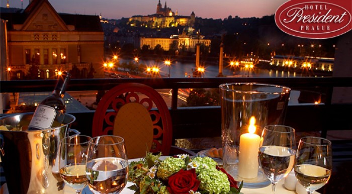 Luxusné ubytovanie v centre Prahy pre 2 osoby.