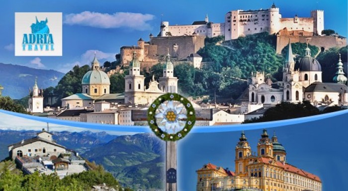 Navštívte Melk, Salzburg a Hitlerove Orlie hniezdo