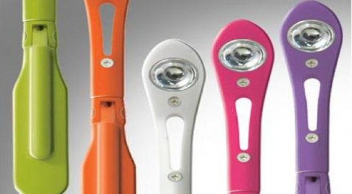 2x ultratenká mini LED lampa na knihy vrátane pošt