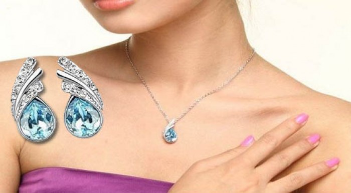 Luxusný set šperkov DAEMON EYE od Swarovski Elemen