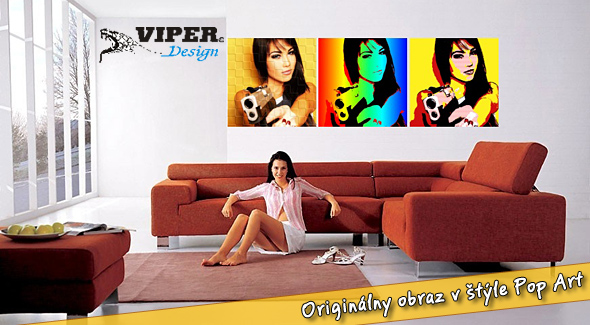Priaznivci Pop Art štýlu - umenie v podobe trendy obrazu je tu pre vás.